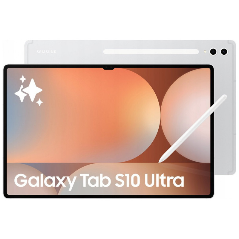 „Samsung Tab S10 Ultra X926“ 14,6 colio 5G 16 GB / 1 TB sidabrinis