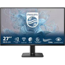 „Philips 1000“ serijos 27E2N1500L/00 kompiuterio monitorius, 68,6 cm (27 colio), 2560 x 1440 pikselių, „Quad HD“ LED, juodas