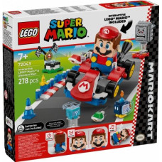 Lego Klocki Super Mario 72043 Mario Kart – Interaktywna figūrėlė LEGO Mario i Standard Kart