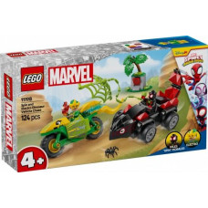 LEGO SPIDEY 11198 Sukimosi ir elektrinio dinozauro transporto priemonės gaudynės