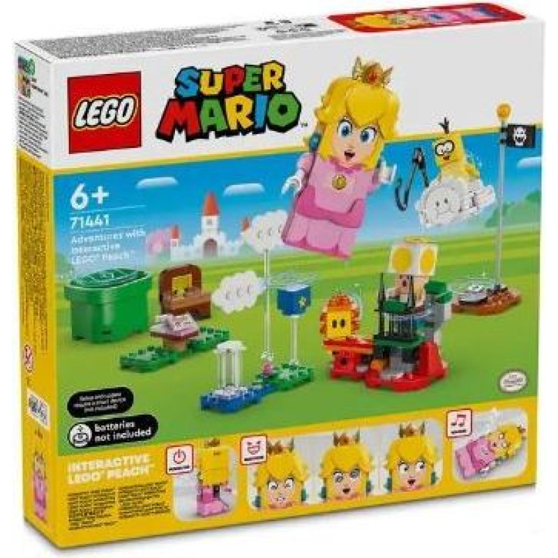 „Lego Super Mario Adventures“ su interaktyviu „LEGO Peach“