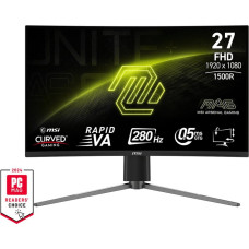MSI MAG 276CPXF - 27" | „Rapid VA Curve 1500R“ | „Full HD“ | 0,5 ms | 280 Hz