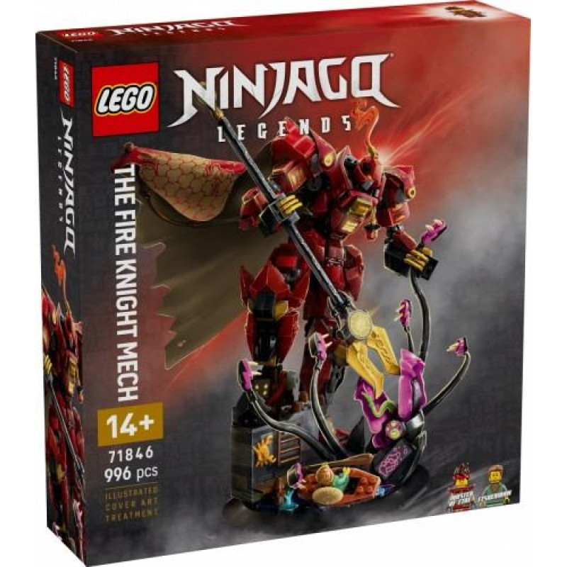 Lego Klocki Ninjago 71846 Mech ognistego rycerza