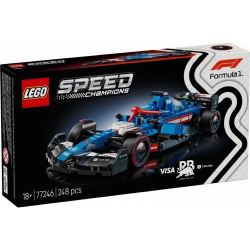 Lego Klocki Speed Champions 77246 Bolid F1 Visa Cash App RB VCARB 01