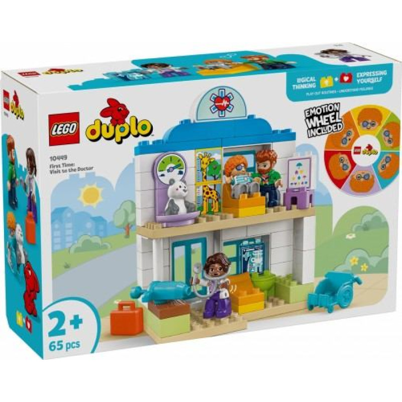 LEGO DUPLO 10449 Pirmas kartas: vizitas pas gydytoją