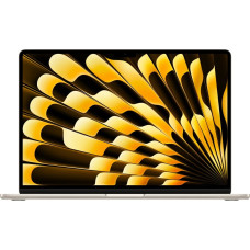 Apple MacBook Air Apple M4 nešiojamas kompiuteris 38,9 cm (15,3") 16 GB RAM 512 GB SSD Wi-Fi 6E (802.11ax) macOS Sequoia Beige
