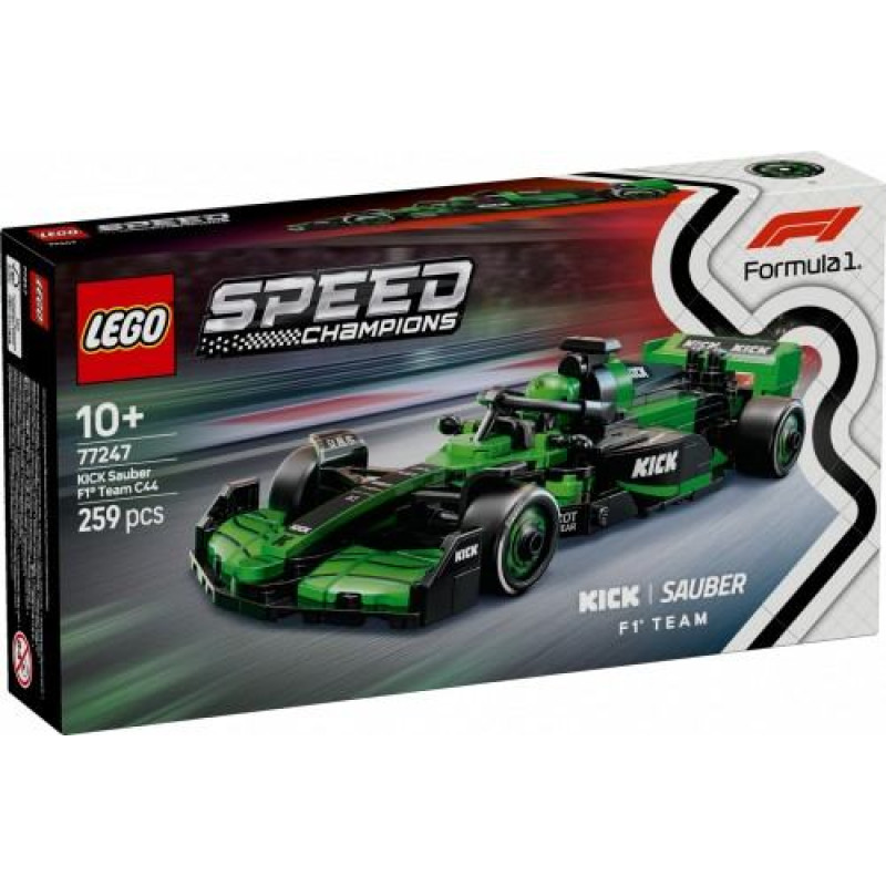 Lego Klocki Speed Champions 77247 Bolid F1 KICK Sauber Team C44