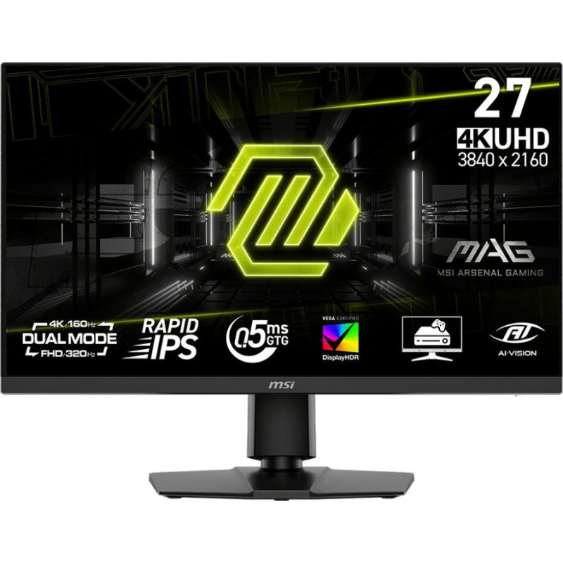 MSI MAG 272URDF E16 - 160Hz 4K | 320Hz Full HD | Greitas IPS | 27"