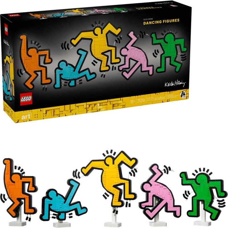 LEGO ART 31216 Keith Haring – šokančios figūrėlės
