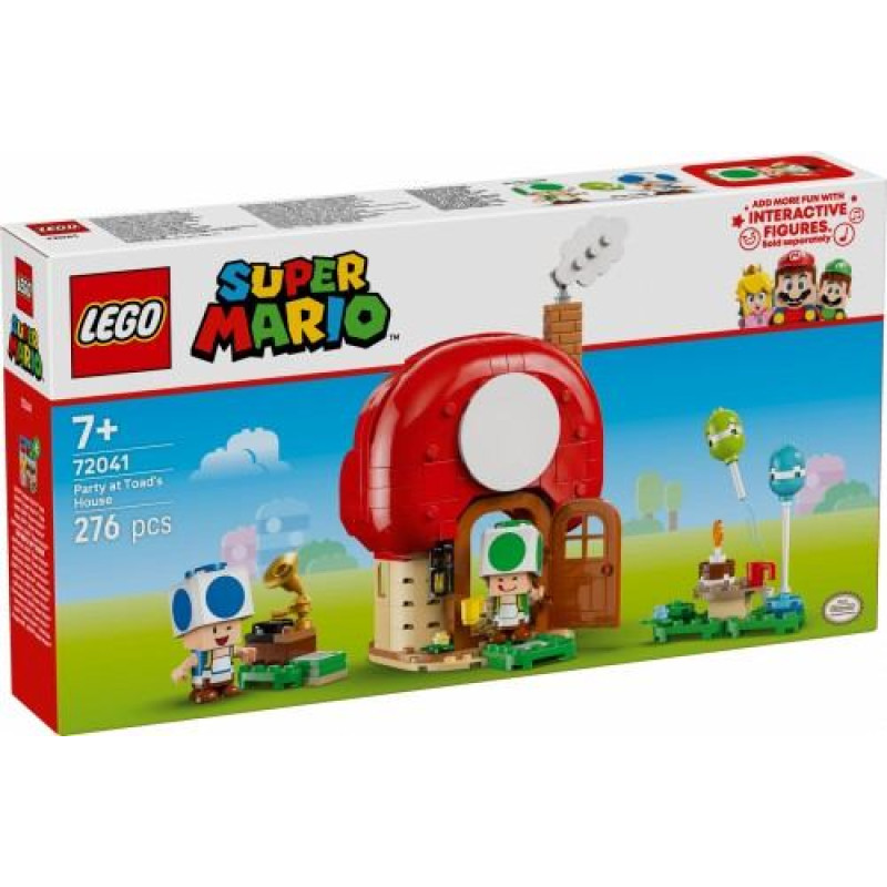LEGO Bricks Super Mario 72041 Vakarėlis Toads House