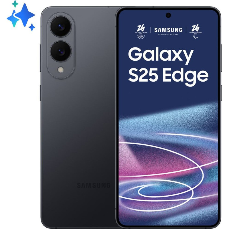 „Samsung Galaxy S25 Edge 5G 12/512GB Dual SIM tytan czarny (S937)“