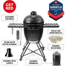 Get Red Camera ceramic grill 22 56cm