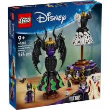 Lego Klocki Disney 43262 Suknie Diaboliny i Cruelli De Mon