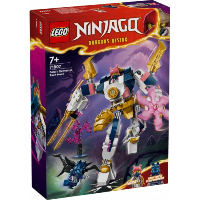 Lego Ninjago 71807 Soras Elemental Tech Mech