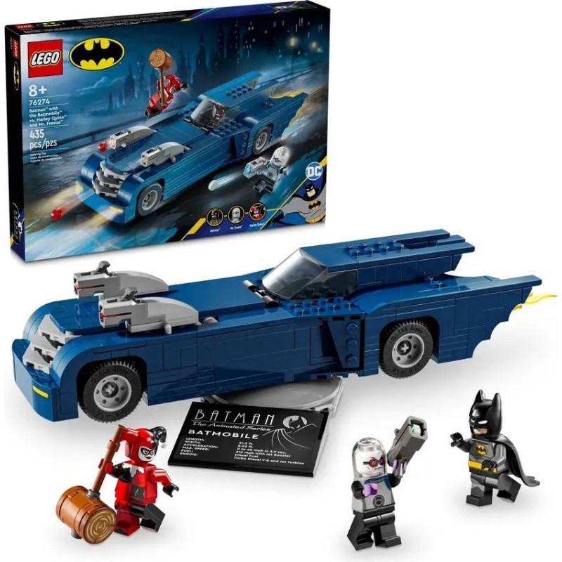 LEGO BATMAN 76274 Betmenas prieš Harlę Kviną ir Poną Šaltį