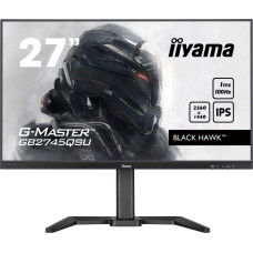 „Iiyama G-MASTER GB2745QSU-B2“ kompiuterio monitorius 68,6 cm (27") 2560 x 1440 pikselių plačiaekranis „Quad HD“ LED juodas