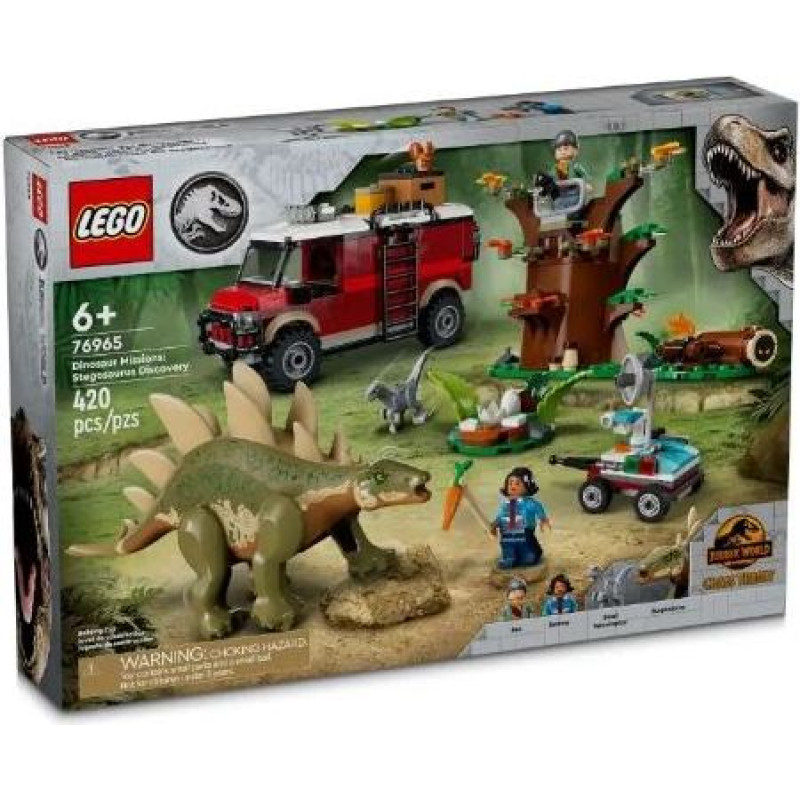 LEGO Jurassic World dinozaurų misijos: stegozaurų atradimas