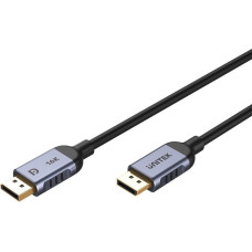 Unitek C1626GY01-1.5M DisplayPort cable Black, Grey
