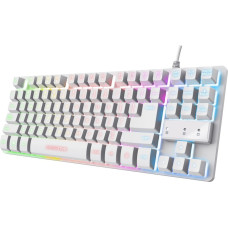 Trust GXT 833W THADO TKL US - gaming keyboard, white