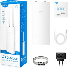 Cudy LT500 wireless router Fast Ethernet Dual-band (2.4 GHz / 5 GHz) 4G White