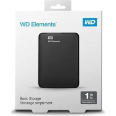 Western Digital HDD External Elements 2.5" 1TB USB 3.2 (WDBUZG0010BBK-WESN)