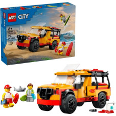LEGO CITY 60453 Gelbėtojų paplūdimio gelbėjimo sunkvežimis