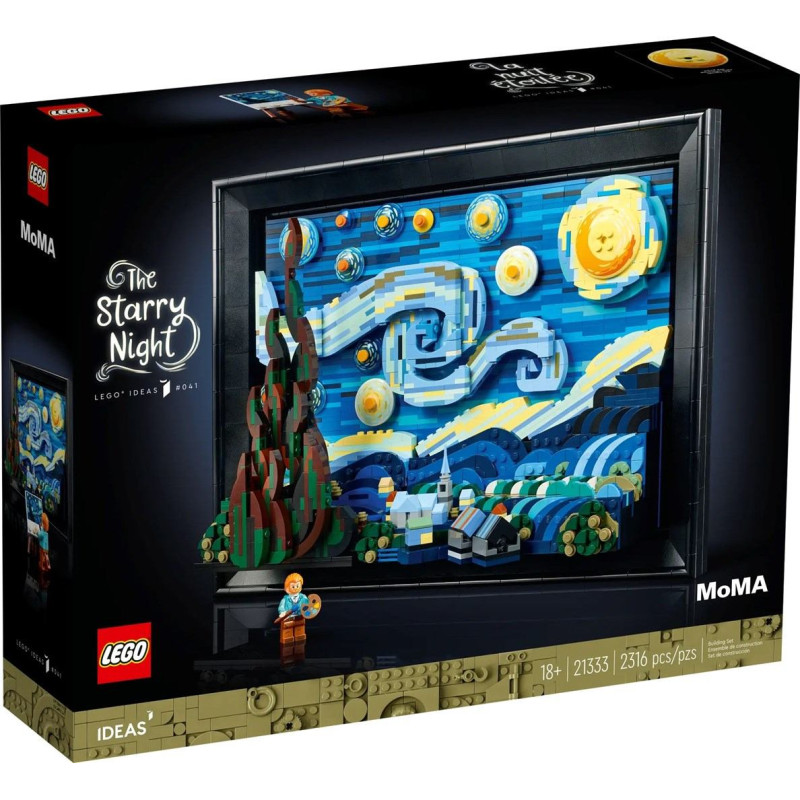 LEGO IDEAS 21333 ŽVAIGŽDĖTA NAKTIS – VINCENT VAN GOGH