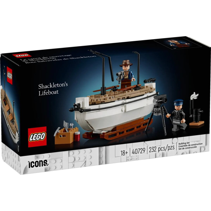 LEGO ICONS 40729 Šakltono gelbėjimo valtis