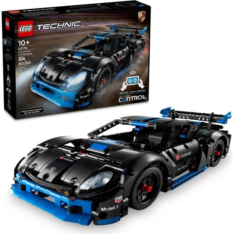 LEGO TECHNIC 42176 Porsche GT4 e-Performance lenktyninis automobilis