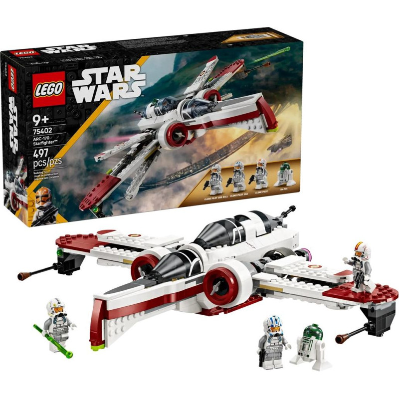 LEGO STAR WARS 75402 ARC-170 žvaigždžių naikintuvas