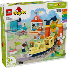 LEGO DUPLO 10428 Didelis interaktyvus bendruomenės traukinys