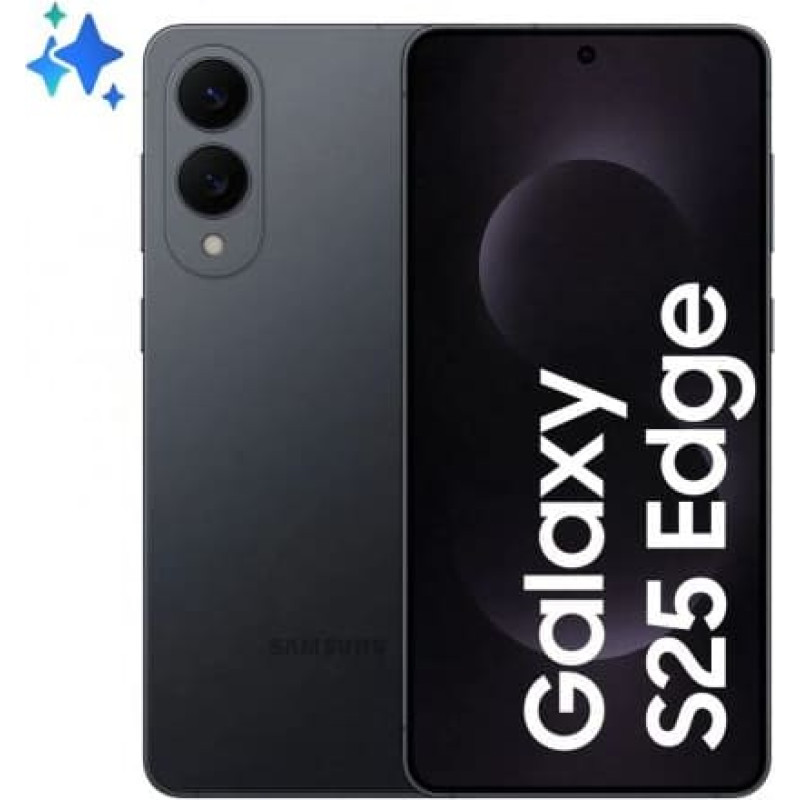„Samsung Galaxy S25 Edge 5G 12/512GB Dual SIM tytan czarny (S937)“